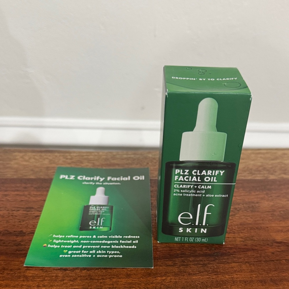 E.L.F Skin Clarify Facial Oil -30ml (Brand New in Box)